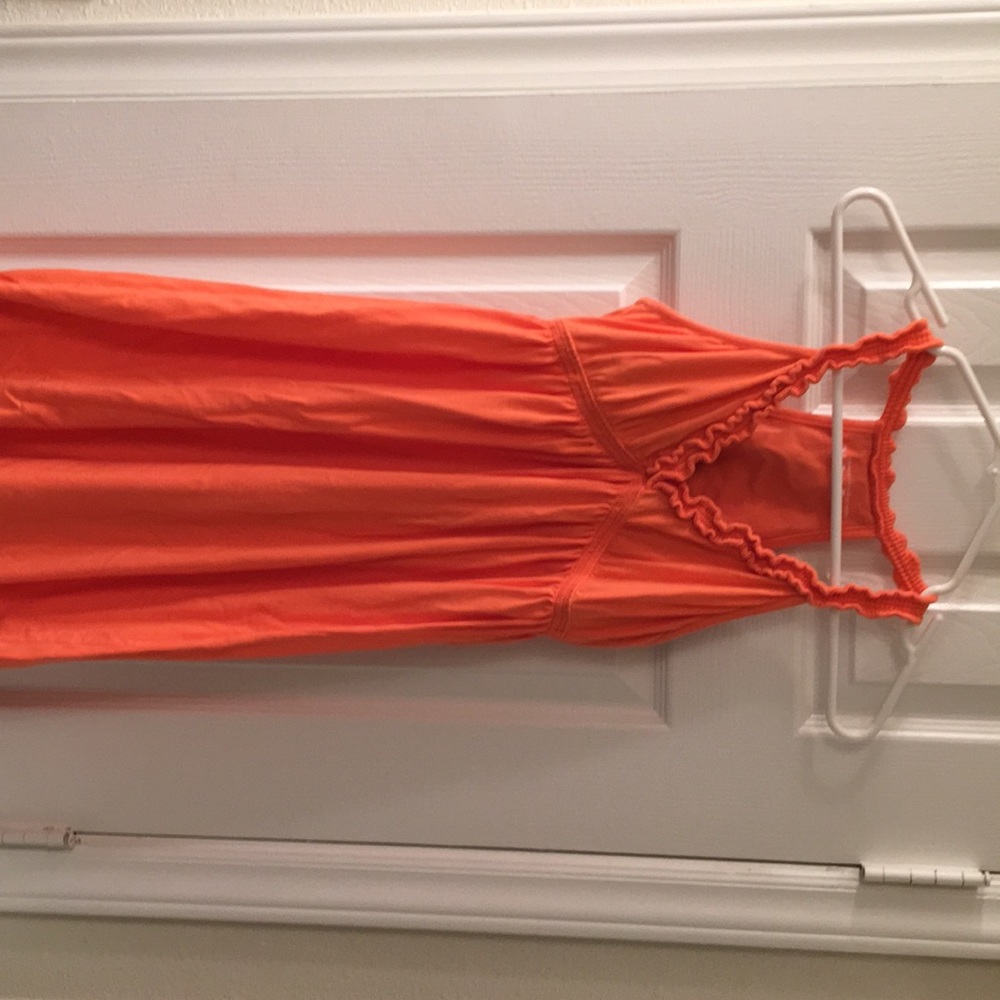 Coral/ orange summer dress
